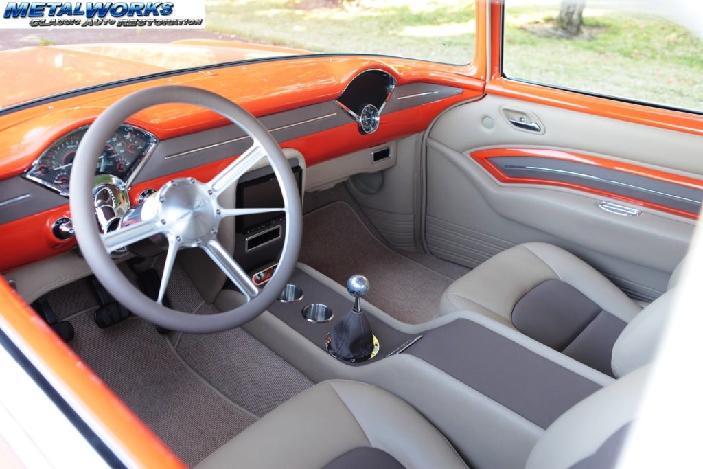 custom classic car interior