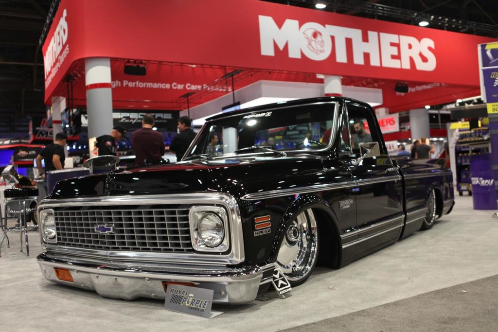 trucks of sema 2016 bagged c10 metalworks