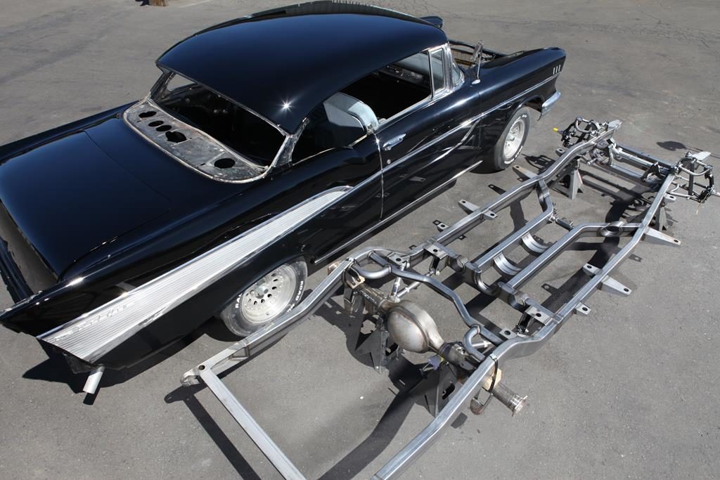 art morrison trifive chassis 1957 chevy metalworks oregon