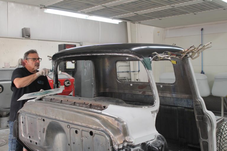 1955 Chevy truck - MetalWorks Classics Auto Restoration & Speed Shop