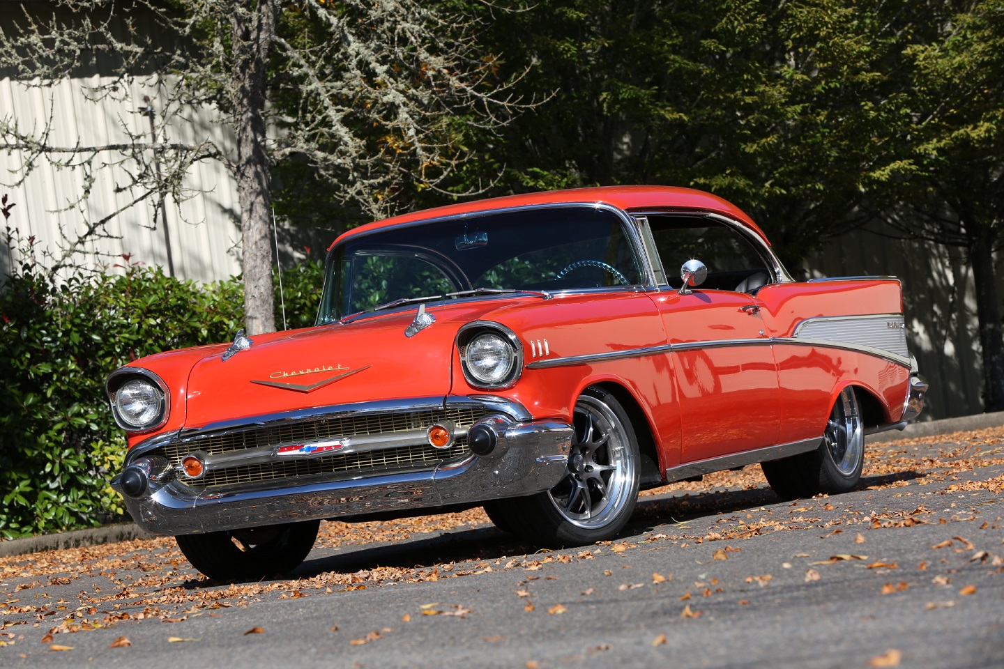 body swap 1957 chevy art morrison chassis finished metalworks oregon