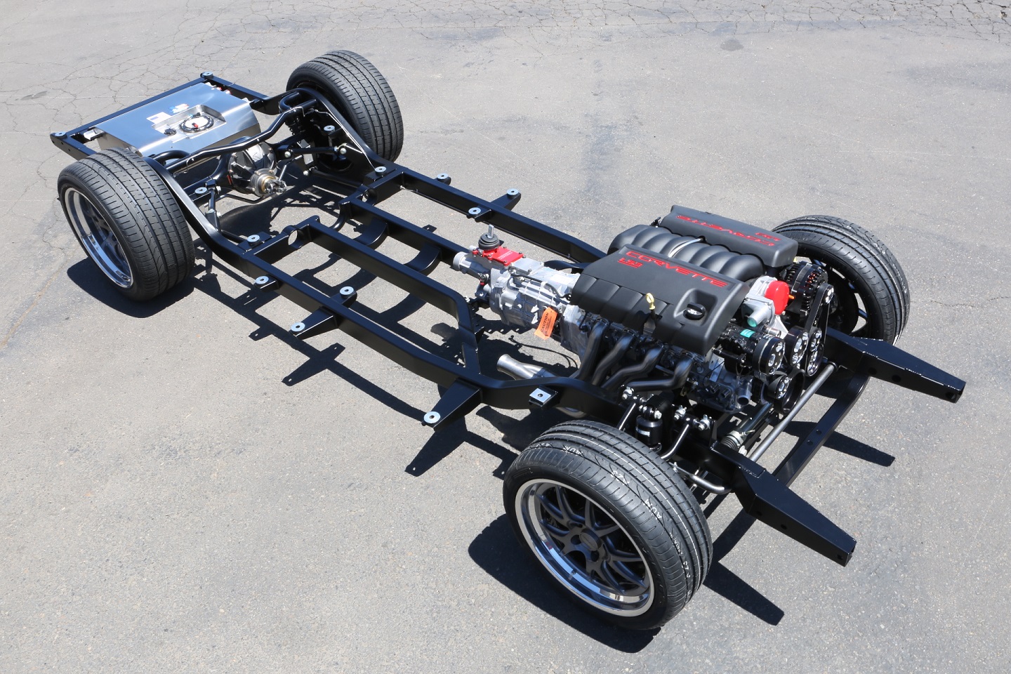 body swap 1957 chevy art morrison chassis complete metalworks speedshop oregon
