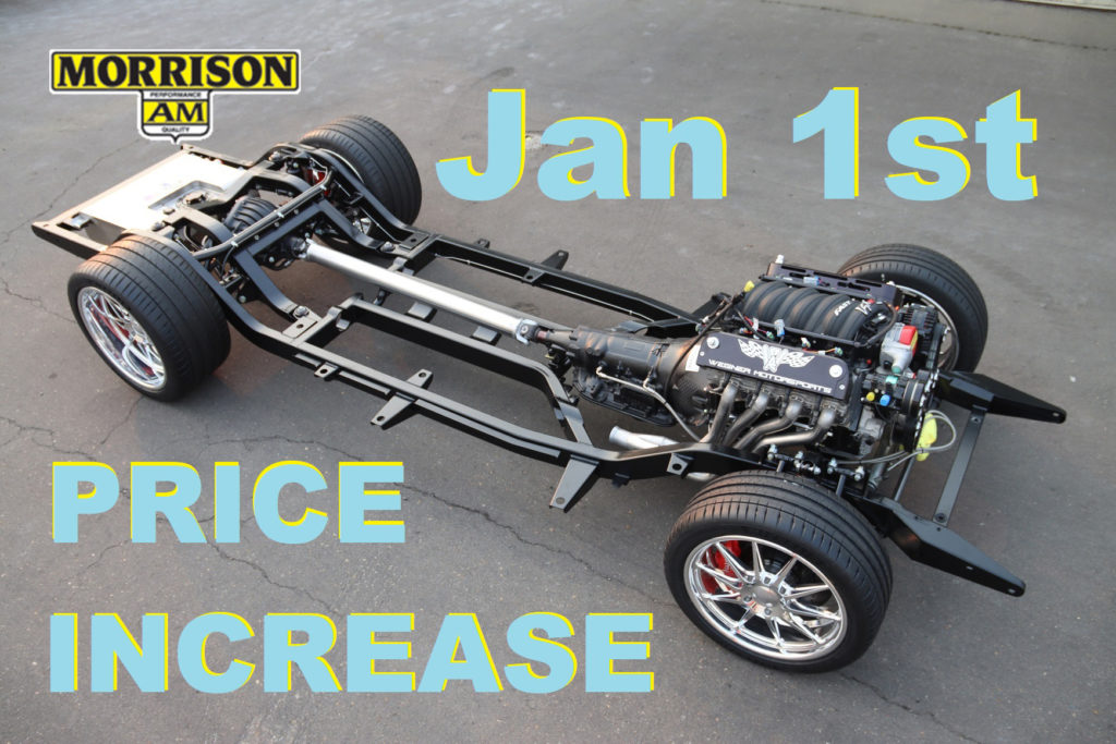 art morrison chassis price increase metalworks speedshop eugene oregon