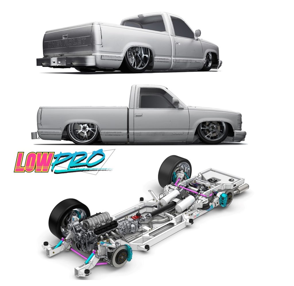 Roadster Shop’s “LowPro” 198889 Chevy truck chassis MetalWorks