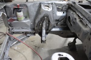 1969 mach1 mustang engine bay rust repair and clean up metalworks speedshop oregon