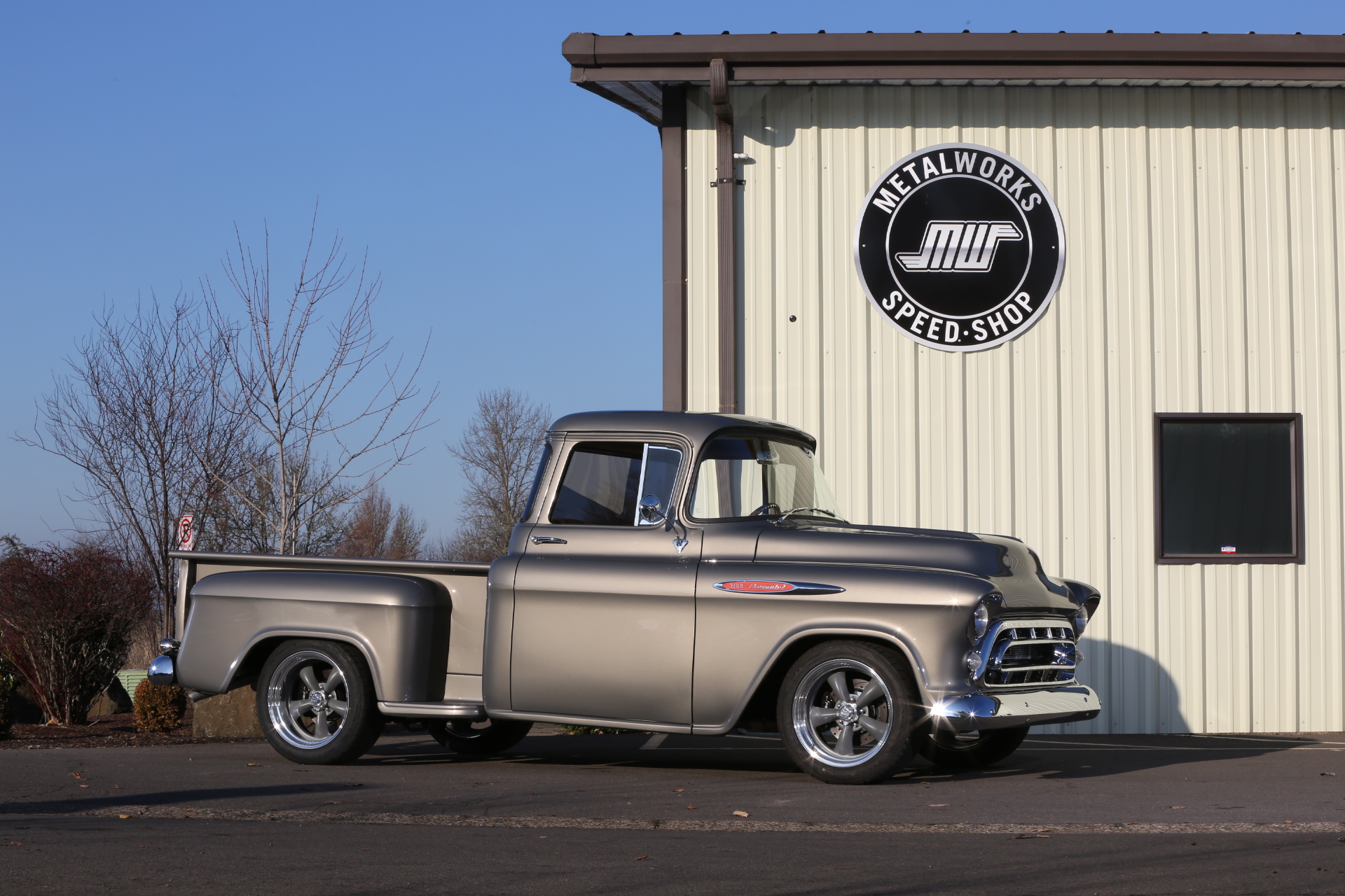 Classic Metal Works 40012 1957 Chevrolet Stepside Pickup Truck