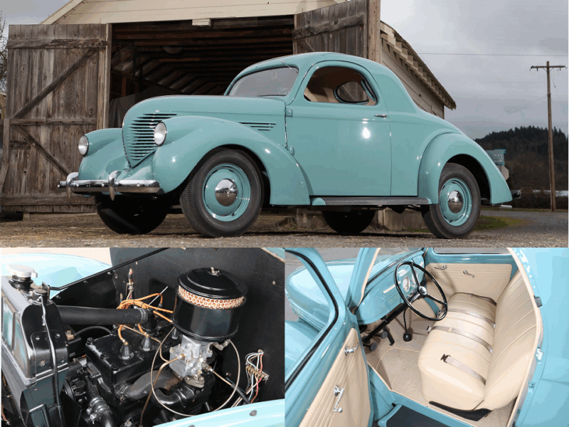 1937 willys coupe after restoration metalworks speedshop eugene oregon