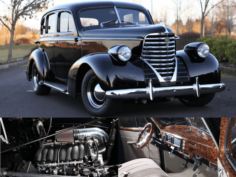 1938 oldsmobile after restoration metalworks speedshop oregon