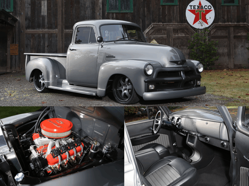 1954 chevy truck protouring after restoration metalworks speedshop eugene oregon