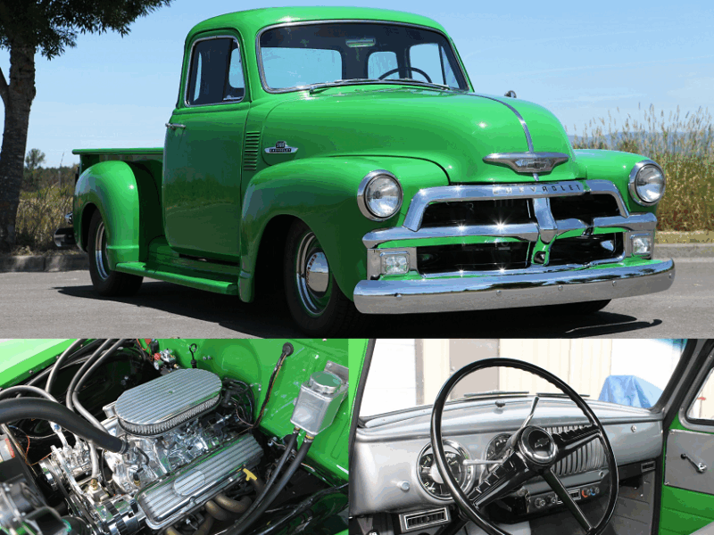 1955 chevy truck 5 window after restoration metalworks speedshop oregon