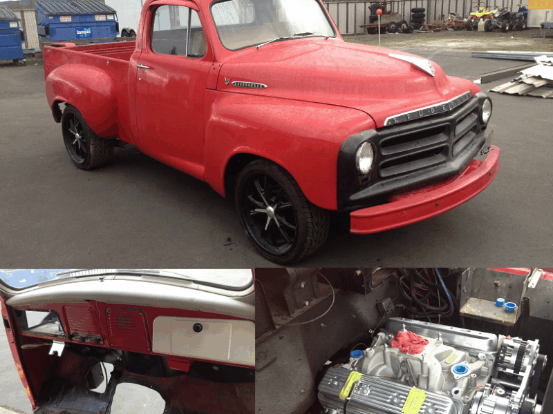 1955 studebaker truck protouring before restoration metalworks speedshop oregon