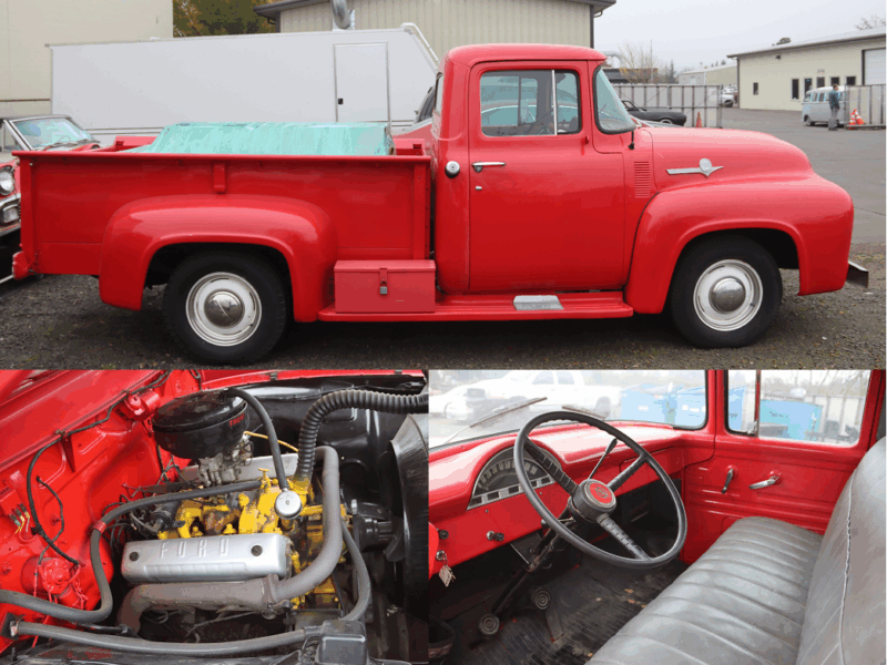1956 ford f100 truck before restoration metalworks speedshop oregon