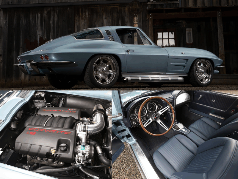 1964 corvette after restoration metalworks speedshop eugene oregon