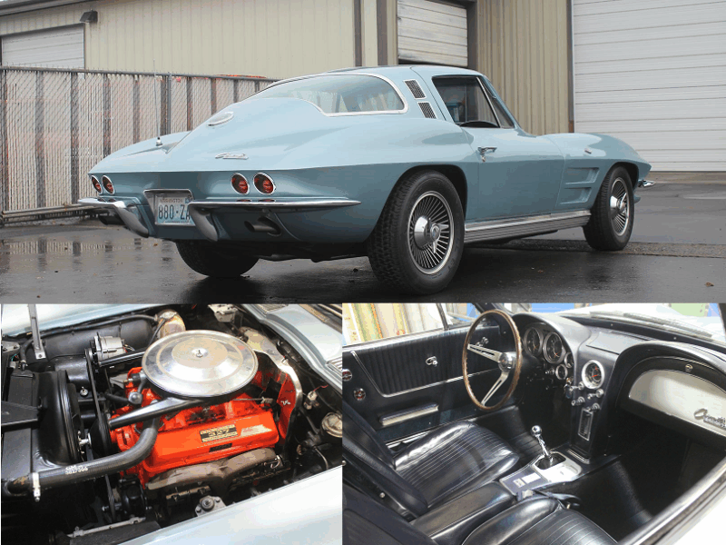 1964 corvette before restoration metalworks speedshop eugene oregon