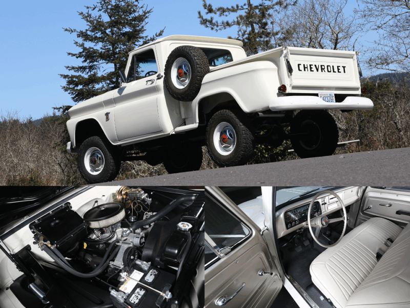 1965 chevy truck 4x4 after restoration metalworks speedshop oregon