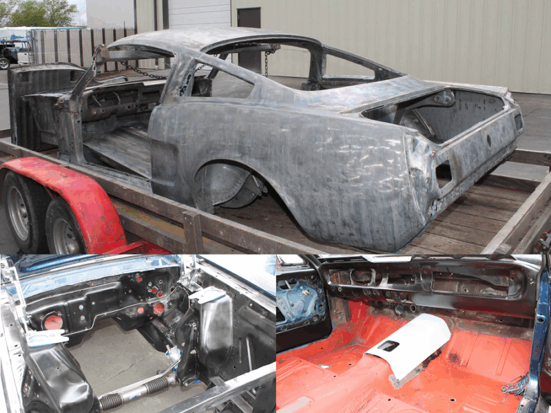 1965 ford mustang fastback protouring before restoration metalworks speedshop oregon