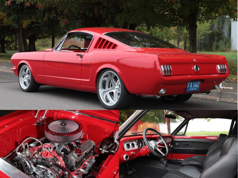 1965 ford mustang fastback protouring after restoration metalworks speedshop oregon