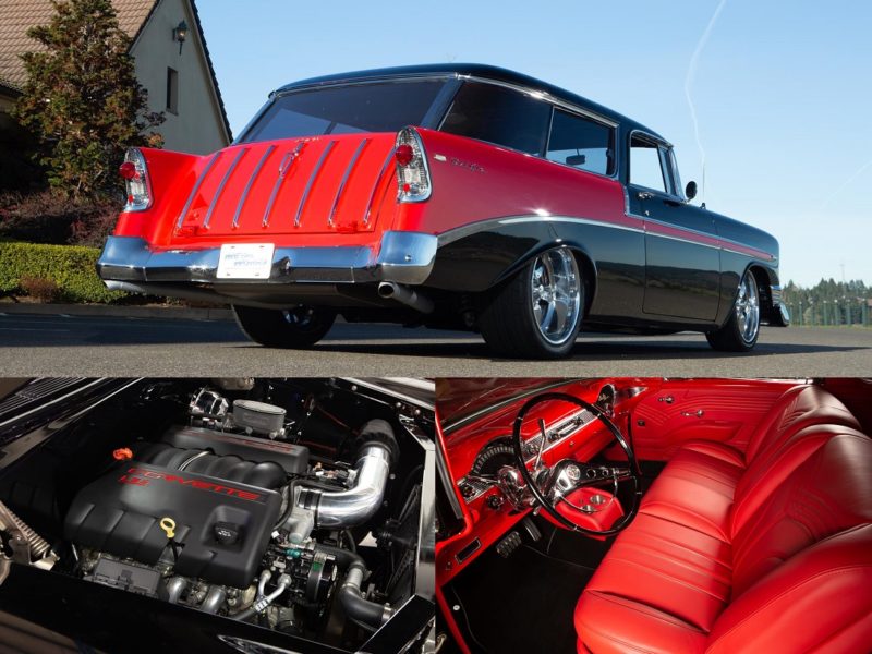 1956 chevy nomad protouring after restoration metalworks speedshop eugene oregon