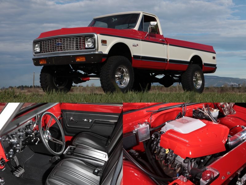1972 chevy truck after restoration metalworks eugene oregon