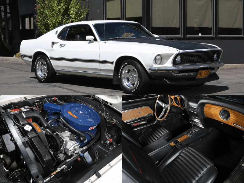 1968 ford mustang mach1 after restoration metalworks oregon