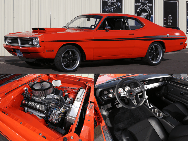1970 dodge demon after restoration metalworks oregon