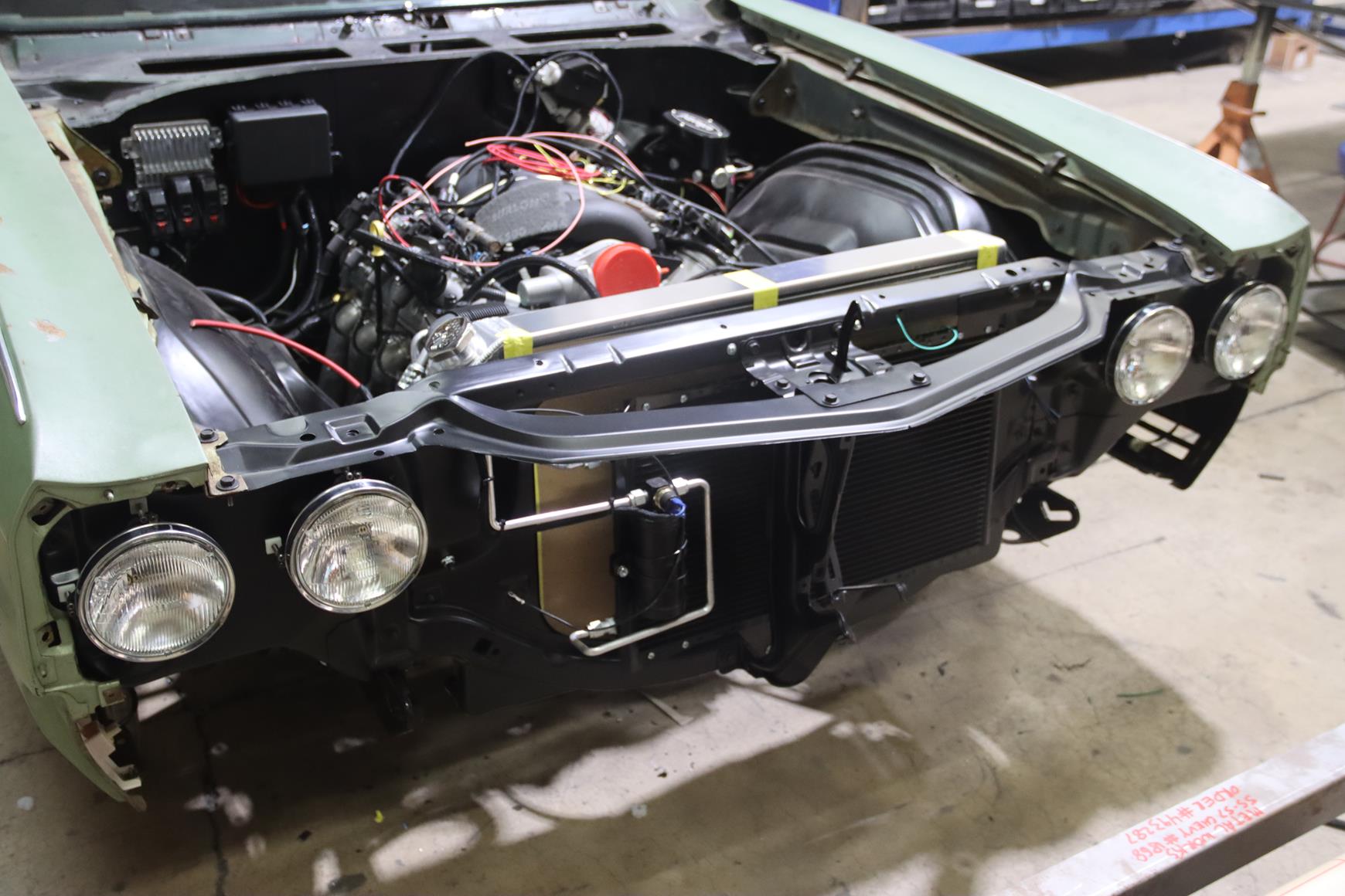 1970 chevelle body swap assembly metalworks speedshop eugene oregon