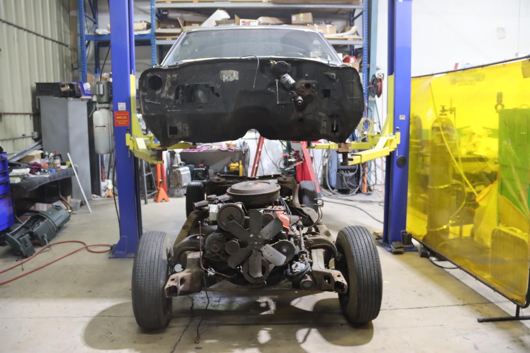 1970 chevelle protouring body swap stock chassis package metalworks speedshop oregon